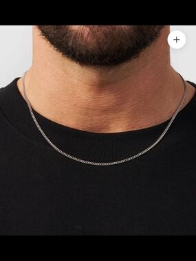 CRAFTD London Cuban (Silver) Rope Chain Necklace - 2mm - 50cm